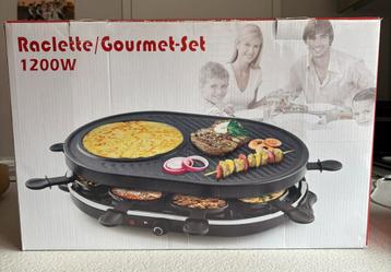 Raclette/gourmet set  beschikbaar voor biedingen