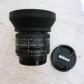 Nikon AF 50mm f/1.8 D – In perfecte staat beschikbaar voor biedingen