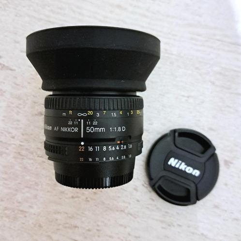 Nikon AF 50mm f/1.8 D – In perfecte staat, Audio, Tv en Foto, Foto | Lenzen en Objectieven, Zo goed als nieuw, Standaardlens, Ophalen of Verzenden