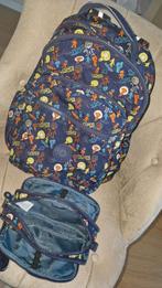 School rugzak met pennenzak in set merk Kipling, Handtassen en Accessoires, Tassen | Rugtassen, Ophalen, Zo goed als nieuw, Kipling