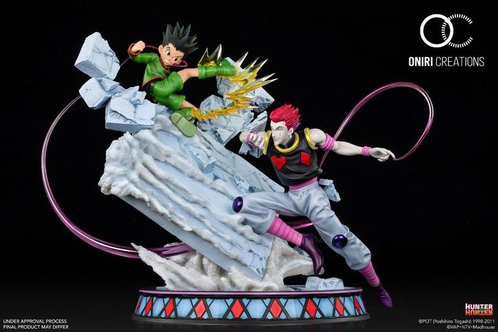 Gon VS Hisoka Battle at the Heavens Arena Oniri Creations, Verzamelen, Beelden en Beeldjes, Nieuw, Ophalen