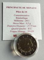 Monaco 2011 BU 2 euro bruiloft van Albert en Charlène. ZELDZ, Postzegels en Munten, Munten | Europa | Euromunten, Ophalen, Monaco
