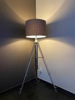 Tripod staanlamp chrome, Huis en Inrichting, Ophalen, Modern / industrieel, Zo goed als nieuw, Metaal