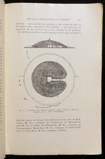 Sépultures préhistoriques du Morbihan 1933 Rouzic, Enlèvement ou Envoi