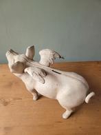 Tirelire en fonte cochon volant, Collections, Enlèvement ou Envoi, Autres