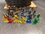 Vintage lot cowboys & indianen W Germany Lone star Hilco…, Ophalen of Verzenden