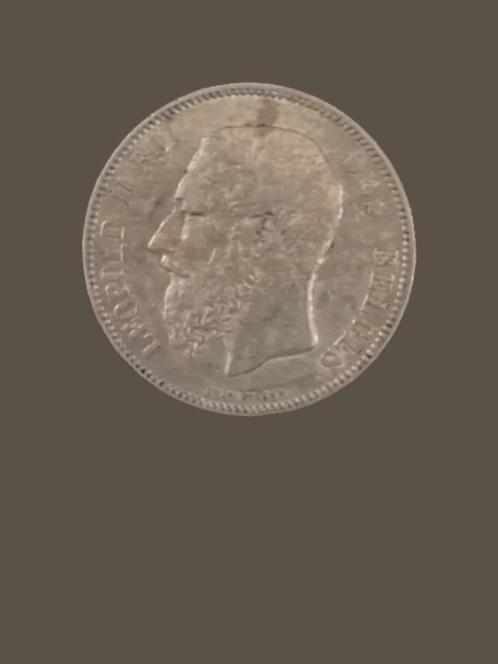 Zilveren Belgische muntstuk 5 Franc 1870 ( totaal 3 te koop), Timbres & Monnaies, Monnaies | Belgique, Monnaie en vrac, Argent