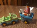 playmobil jeep et cheval et transport, Enfants & Bébés, Jouets | Playmobil, Comme neuf, Ensemble complet, Enlèvement
