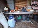 inox tafel op wieltjes  werktafel rvs, Ophalen, Gebruikt