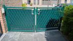 Portail, Jardin & Terrasse, Portes de jardin, 200 cm ou plus, Portail battant, Acier, Enlèvement