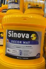 Sinova - Peinture acrylique MAT - Decor Mat, Bricolage & Construction, Peinture, Vernis & Laque, Neuf, Enlèvement, Peinture, 5 à 10 litres