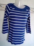 Tex : nieuw longsleeve t-shirt lange mouwen blauw wit , mt M, Maat 38/40 (M), Blauw, Nieuw, Ophalen of Verzenden
