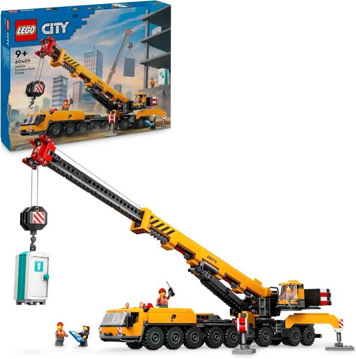 Neuf - Lego La grue de chantier mobile jaune (60409), Enfants & Bébés, Jouets | Duplo & Lego, Neuf, Lego, Ensemble complet, Enlèvement ou Envoi