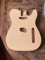 Boitier Telecaster en cuir « satin nitro blanc vintage », Envoi