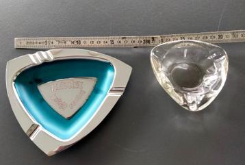 Vintage set van 2 asbakken „KORTRIJK - COURTRAI”  beschikbaar voor biedingen