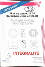 Livre "Test de raisonnement abstrait" - Selor (PDF), Livres, Enlèvement, Autres sujets/thèmes, Emmanuel Hetru er Claire Mercier