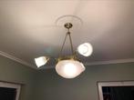 Oude luster Art Deco puntgaaf met 4 lichtpunten, Antiek en Kunst, Antiek | Verlichting, Ophalen of Verzenden