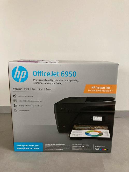 HP OfficeJet, Computers en Software, Printers, Zo goed als nieuw, Printer, Inkjetprinter, Faxen, Kleur printen, Kopieren, Scannen