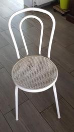 Chaise bistrot blanche, Maison & Meubles, Chaises, Enlèvement, Comme neuf