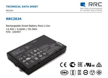 RRC2024 Rechargeable Battery  14.4 V Lithium Ion  6600mAh beschikbaar voor biedingen