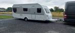 Knaus sport 580 QS, Caravans en Kamperen, Caravans, Kachel, 7 tot 8 meter, Treinzit, Dwarsbed