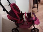 Poppenwagen voor 2 poppen, Kinderen en Baby's, Speelgoed | Poppen, Ophalen