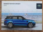 RANGE ROVER SPORT SVR 2014 BROCHURE 16 PAGES Belgique PAYS-B, Enlèvement ou Envoi, Comme neuf, Autres marques