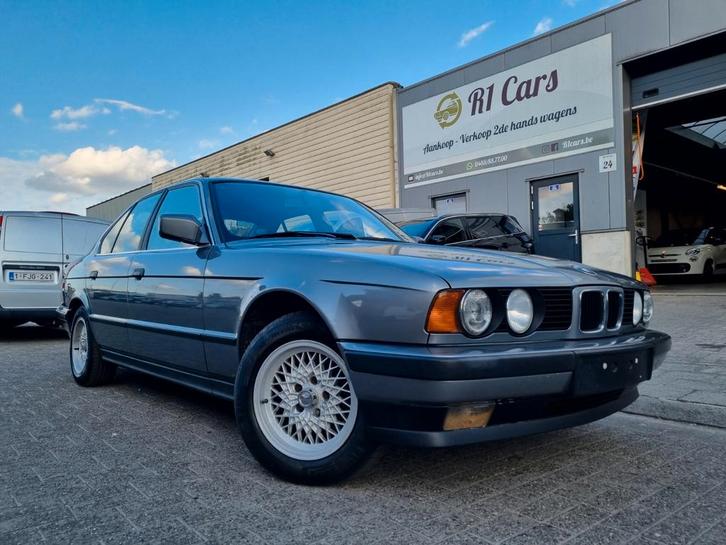 Bmw 518i E34 1991 met 137.000km*EERSTE EIGENAAR* TOPSTAAT!!, Autos, BMW, Entreprise, Achat, Série 5, ABS, Airbags, Verrouillage central