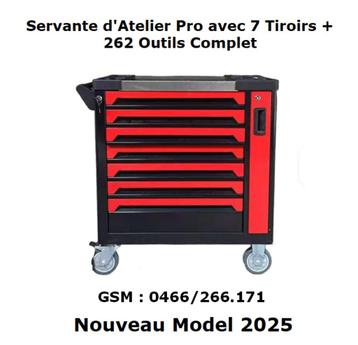Model 2025 Servante d'Atelier Pro 7 Tiroirs + Outils beschikbaar voor biedingen