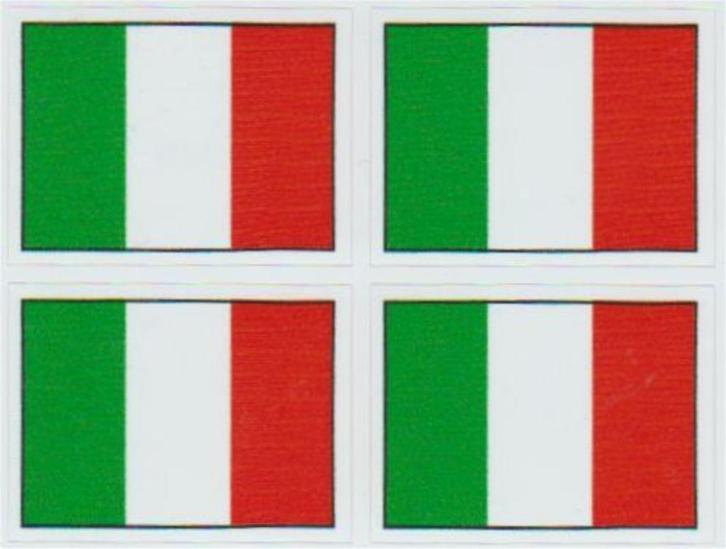 Italiaanse vlag stickervel, Motoren, Accessoires | Stickers, Verzenden