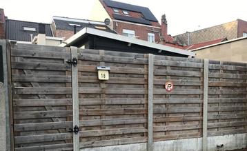 Clôture de jardin avec porte serrure beschikbaar voor biedingen