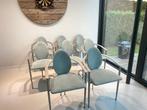 8 Belgochrom stoelen Philippe Starck, Huis en Inrichting, Stoelen, Vijf, Zes of meer stoelen, Grijs, Zo goed als nieuw, Ophalen