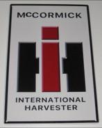 McCORMICK TRACTOR : Bord McCORMICK International Harvester, Verzenden, Nieuw, Reclamebord