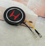 Sportstuur claxon toeter druk-knop Honda type-R toeterknop, Auto diversen, Ophalen of Verzenden