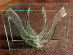 Vase design verre transparent 3 compartiments, Enlèvement ou Envoi
