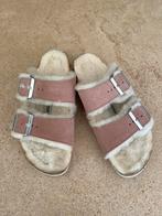 Birkenstock met suede / lamsvel (maat 37) - amper gedragen, Ophalen of Verzenden, Zo goed als nieuw