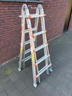 Waku ladder 4x5, Doe-het-zelf en Bouw, Ladders en Trappen, Ophalen, Nieuw, Ladder