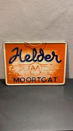 Moortgat blikken bord., Ophalen of Verzenden, Gebruikt, Reclamebord, Plaat of Schild