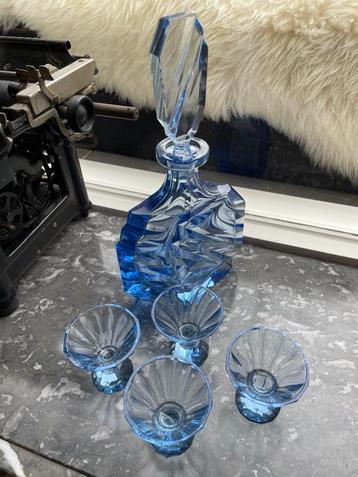 Kristal art deco Bohemian Tjecoslovakije beschikbaar voor biedingen