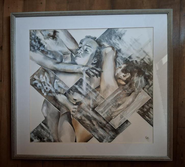 Kunstwerk Liene Vandevoorde, Antiek en Kunst, Kunst | Schilderijen | Modern, Ophalen