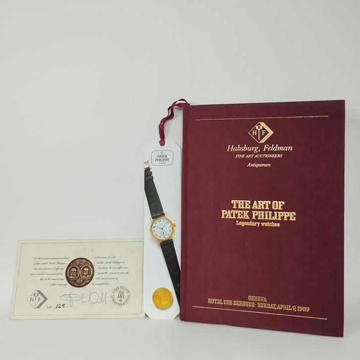 Herdenkingsmedaille van Patek Philippe, veiling ter gelegenh, Antiek en Kunst, Antiek | Klokken