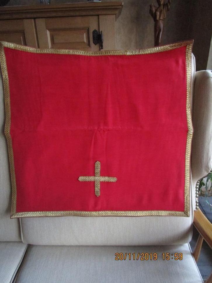 Kerkvelums in rood of groen, Diversen, Kerst, Zo goed als nieuw, Ophalen