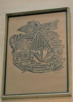 Joris BUSEIJNE (1931) - Houtsnede 1967 - Gsigneerd, Antiek en Kunst, Ophalen of Verzenden