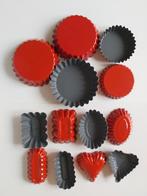 Lot - 13 metalen bakvormen, Huis en Inrichting, Ophalen of Verzenden, Gebruikt