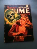 Tijdschrift Boek Magazine 1946 Famous Crime Cases USA, Verzamelen, Tijdschriften, Kranten en Knipsels, 1940 tot 1960, Tijdschrift