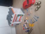 Garage playmobil met auto en werkgerief, Ophalen of Verzenden, Gebruikt