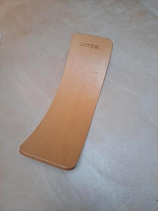 Wobbel original met groen ecovilt, Kinderen en Baby's, Speelgoed | Houten speelgoed, Zo goed als nieuw, Ophalen