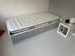 Lit Ikea 1 personne avec 2 tiroirs (1 ou 2 pièces), Ophalen, Gebruikt, 90 cm, Eenpersoons