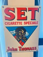 Plaque émaillée - SET John Thomas - Emaillerie Belge (1928), Collections, Marques & Objets publicitaires, Enlèvement ou Envoi