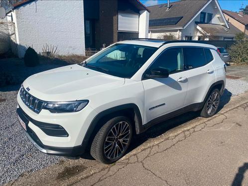 Jeep compass 4x4 2022 garantie nov 2025, Auto's, Jeep, Particulier, Compass, 4x4, Hybride Elektrisch/Benzine, Automaat, Ophalen